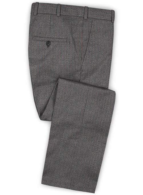 Caccioppoli Dapper Dandy Ichini Club Blue Wool Pants