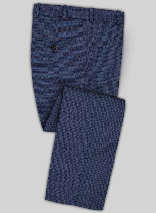 Caccioppoli Sun Dream Pallo Blue Wool Silk Pants