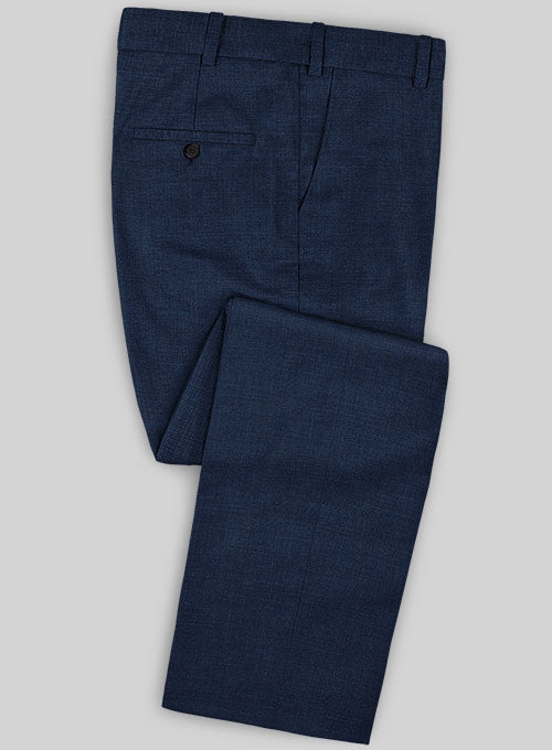 Caccioppoli Wool Blue Gazepi Pants