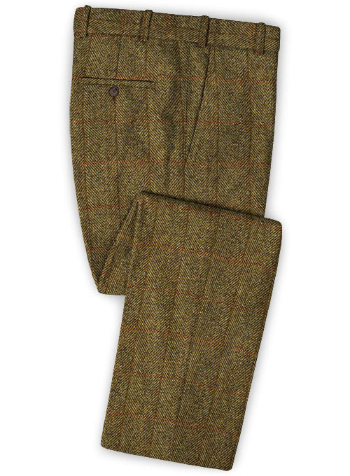 Harris Tweed Country Brown Check Pants