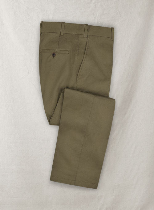 Loro Piana Dark Beige Cotton Pants