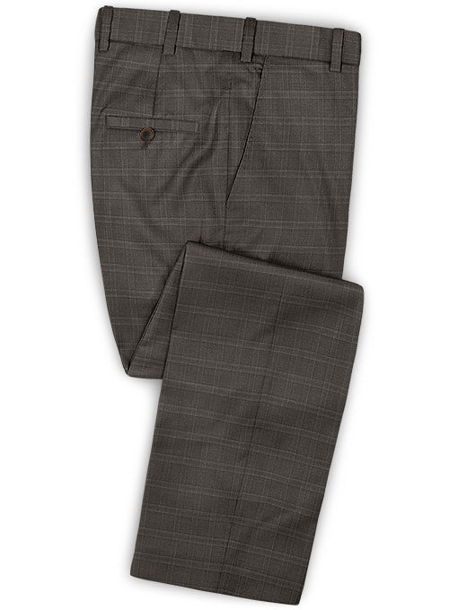 Reda Birca Brown Wool Pants