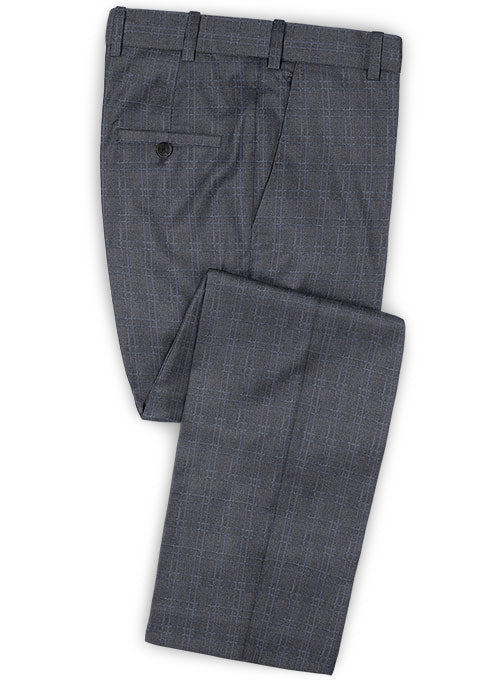 Reda Derta Gray Wool Pants