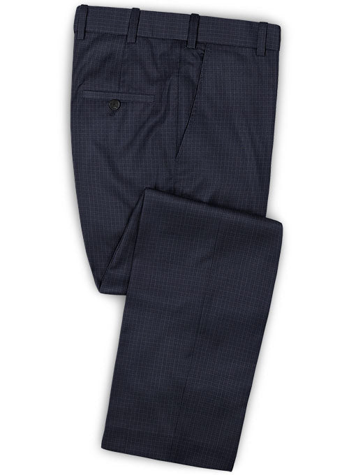 Reda Pita Blue Wool Pants
