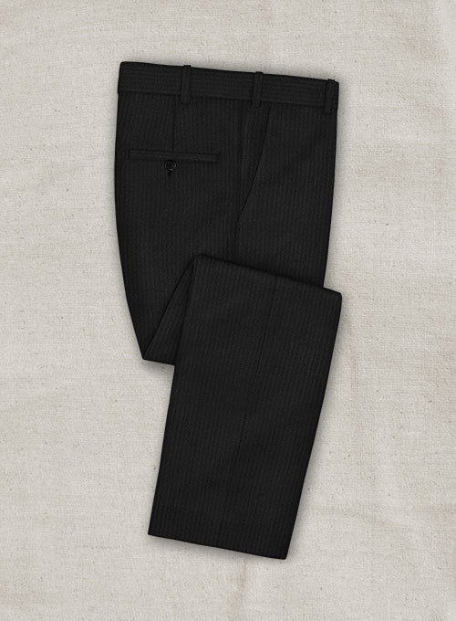 Venity Black Pure Wool Pants