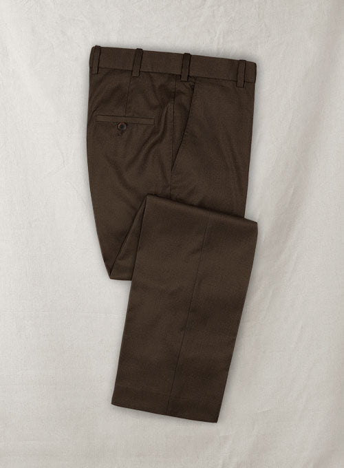 Zegna Faido Brown Wool Pants