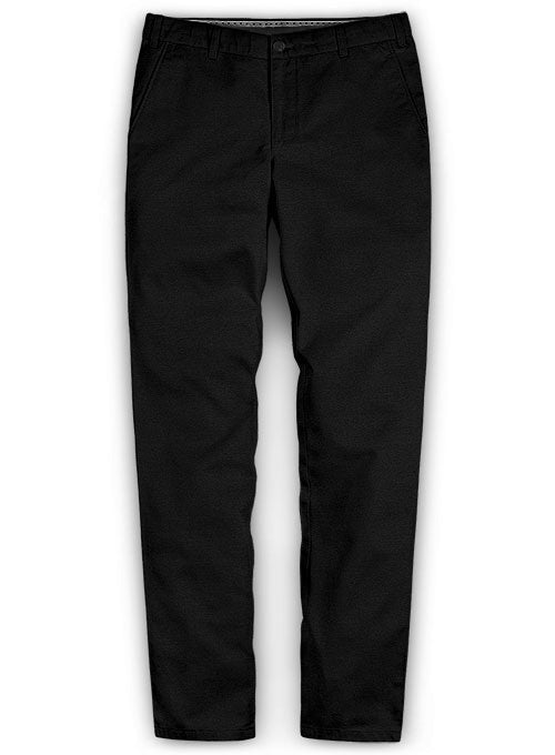 Black Chinos Washed