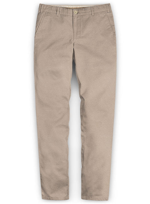 European Khaki Chinos Washed
