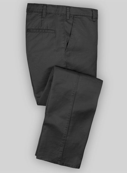 Rich Gray Chinos Washed