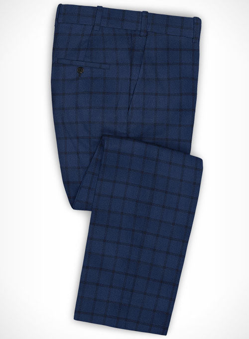 Cotton Fablo Blue Pants