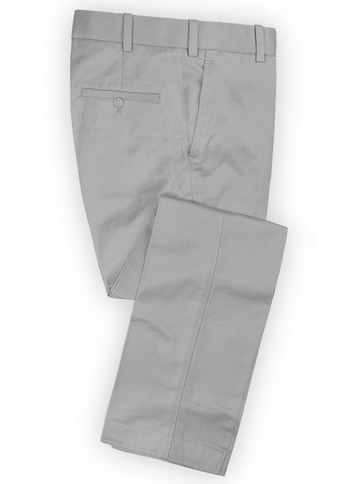 Tailored Gray Chinos