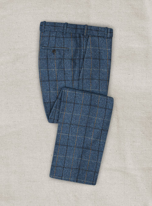 Harris Tweed Gordon Blue Pants