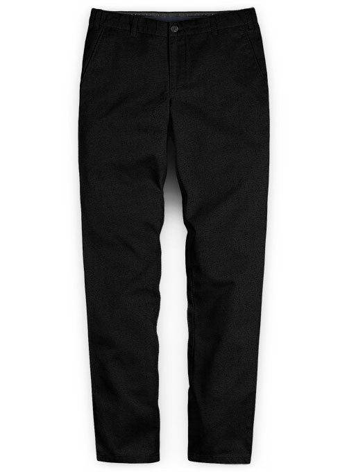 Bull Heavy Black Chinos Washed