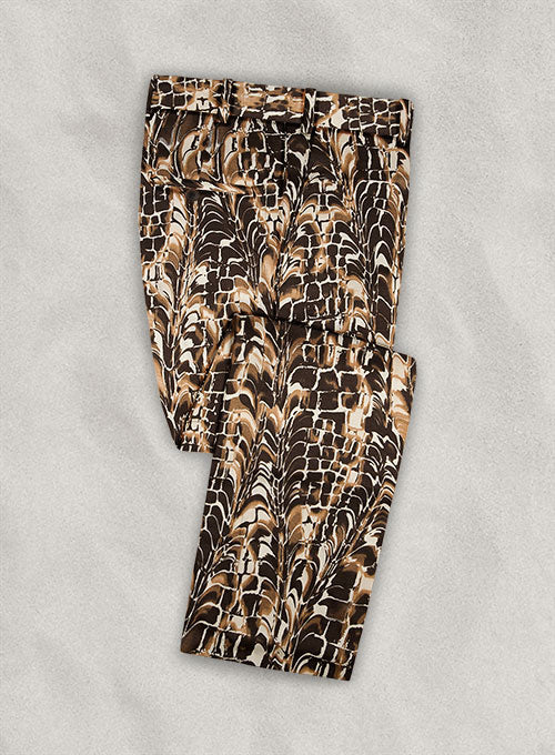 Italian Cotton Stretch Edito Pants Red Carpet