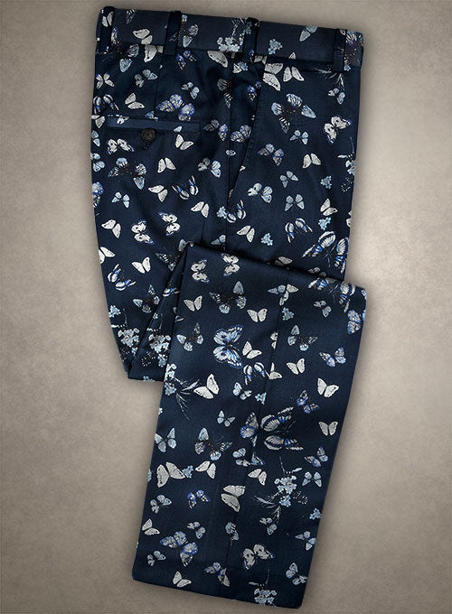 Italian Cotton Butterfly Pants Red Carpet