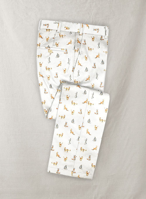Italian Cotton Stretch Lomar Pants Red Carpet