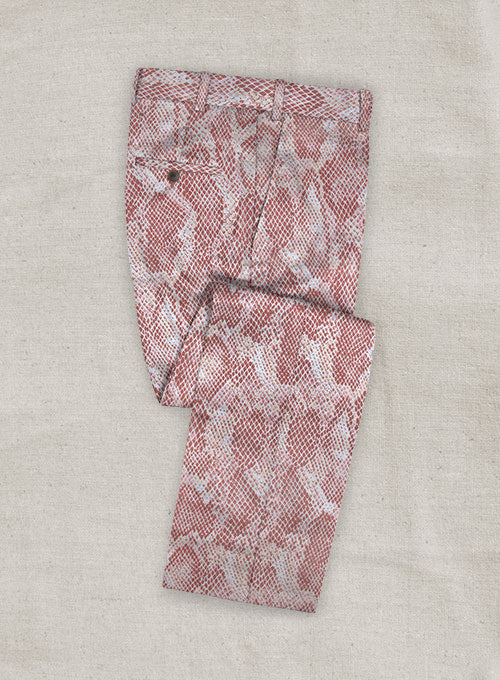 Italian Cotton Stretch Atrogo Pants Red Carpet