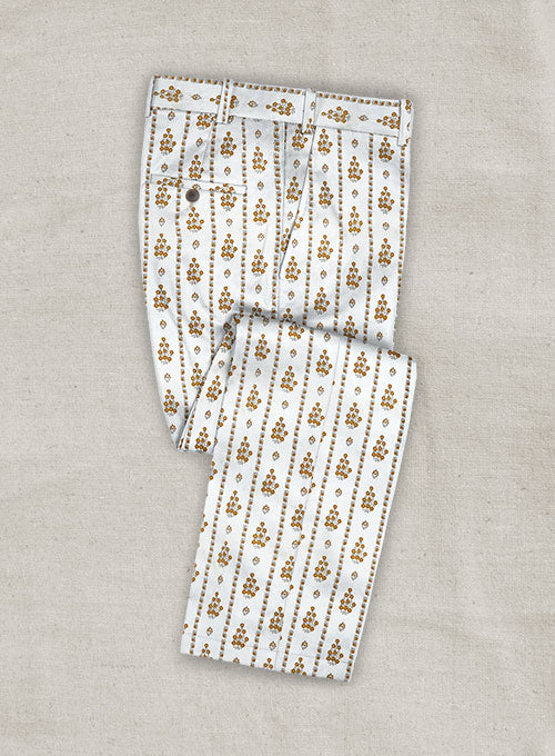 Italian Cotton Stretch Jargo Pants Red Carpet