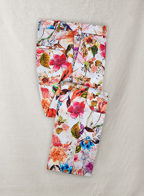 Italian Cotton Stretch Slavio Pants Red Carpet