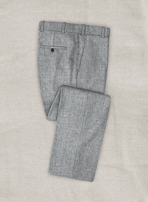 Italian Empire Gray Tweed Pants