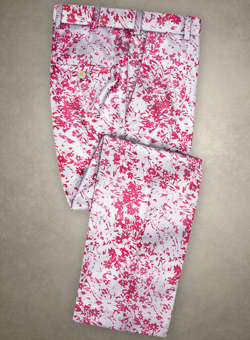 Italian Silk Fripo Pants Red Carpet