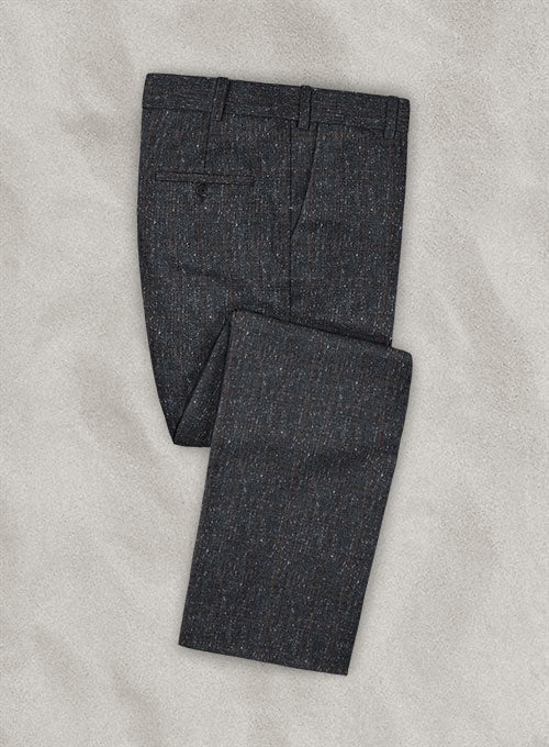 Italian Wool Cashmere Donegal Egvico Pants