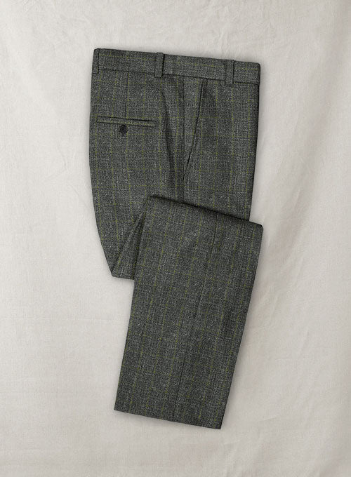Italian Linen Denilo Checks Pants