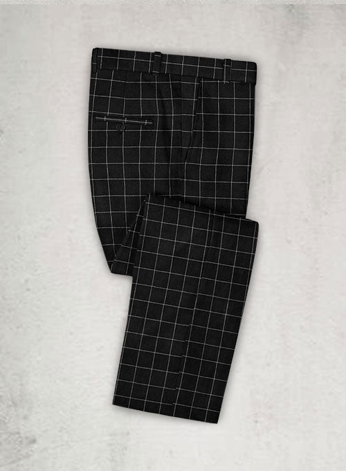 Italian Linen Onzale Checks Pants