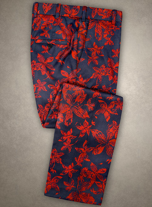 Italian Silk Coleo Pants Red Carpet