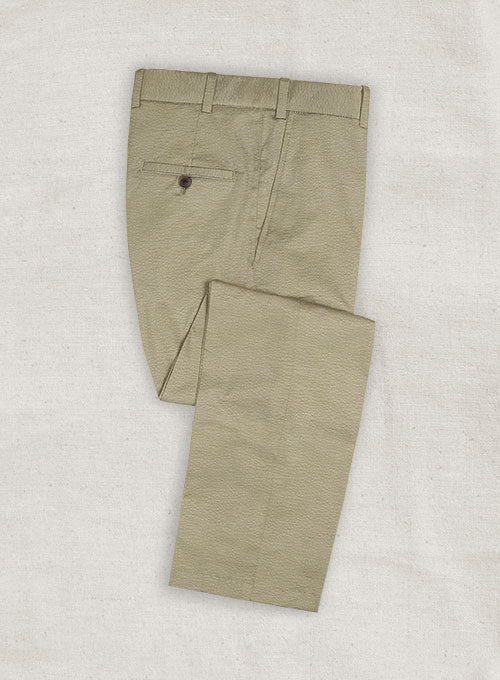 Italian Cotton Seersucker Sanco Pants