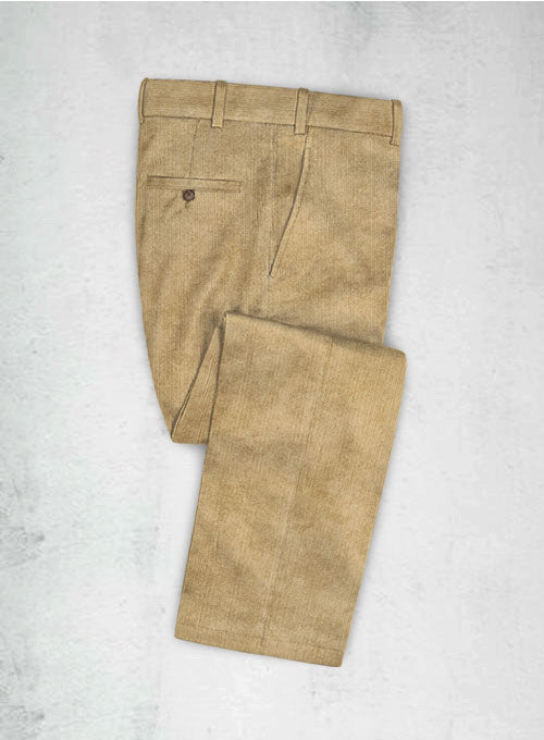 Khaki Corduroy Pants - 14 Wales