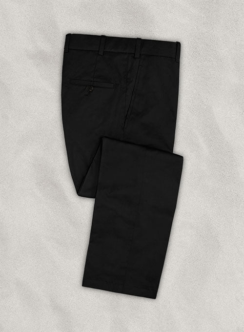 Loro Piana Black Cotton Pants