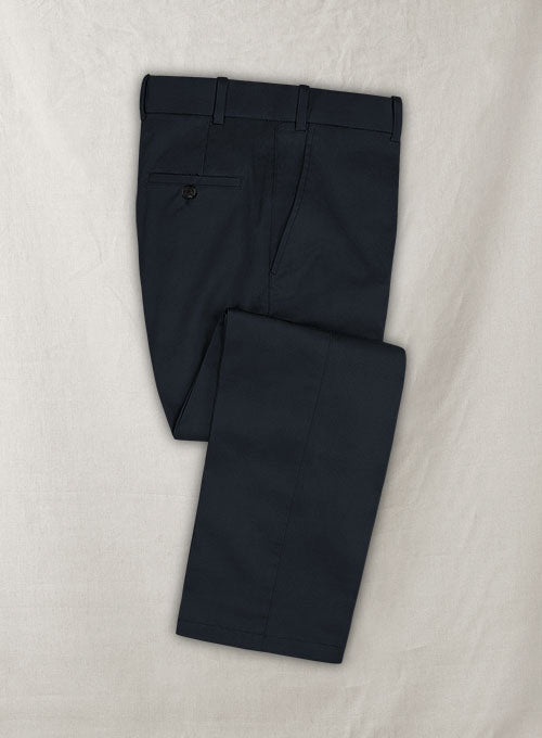 Loro Piana Dark Navy Cotton Pants