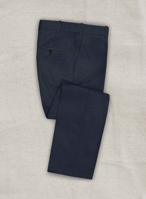 Loro Piana Slate Blue Cotton Pants