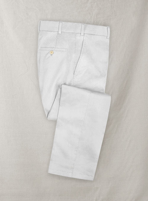 Loro Piana White Cotton Pants