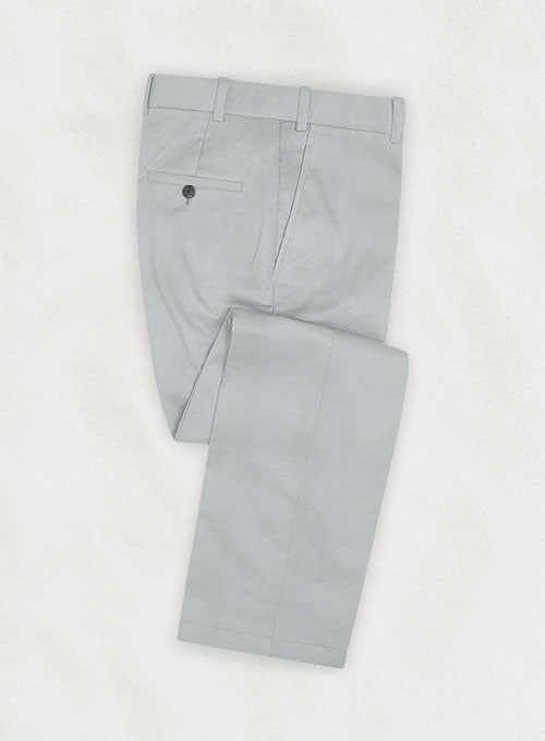 Loro Piana Zod Light Gray Cotton Pants