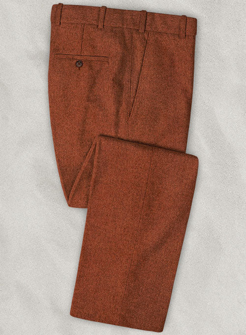 Melange Titan Rust Tweed Pants