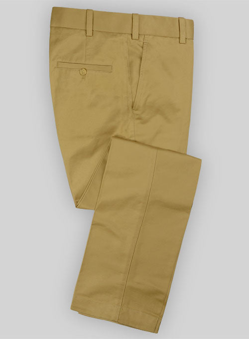Tailored Military Khaki Chinos