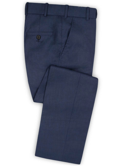 Napolean Mimosa Blue Wool Pants