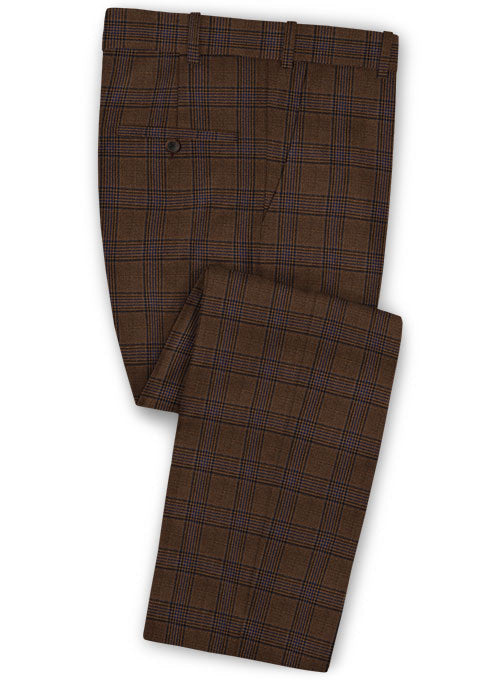 Napolean Nanti Brown Wool Pants
