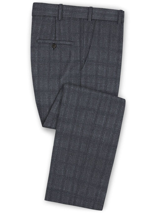 Reda Lunadi Gray Wool Pants