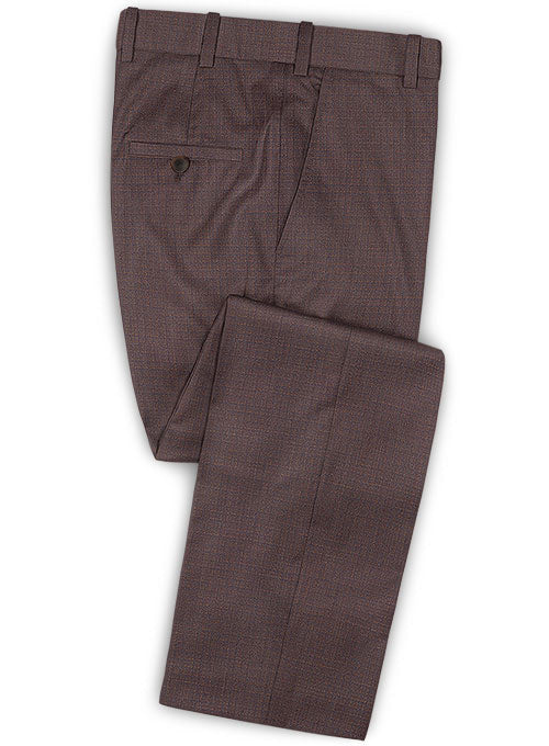Reda Sete Brown Wool Pants