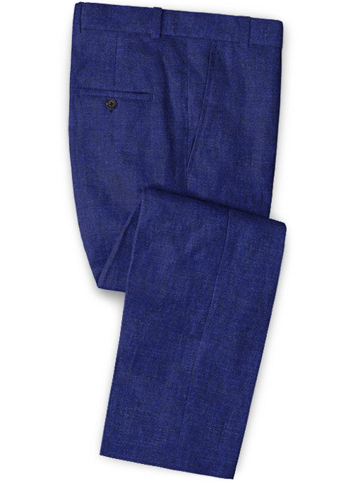 Solbiati Indigo Linen Pants