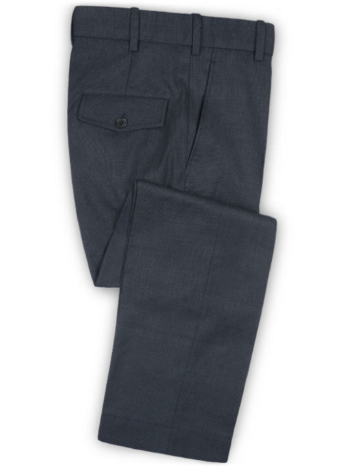 Spanish Blue Wool Pants
