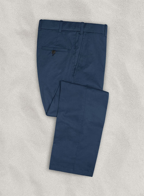 Stretch Summer Weight Royal Blue Chino Pants