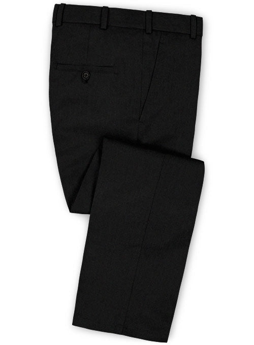 Summer Weight Black Chino Pants