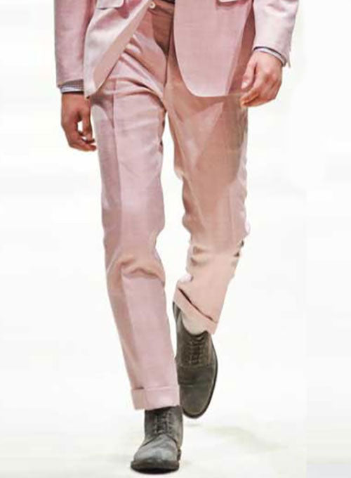 Fashion Color Wool Linen Pants