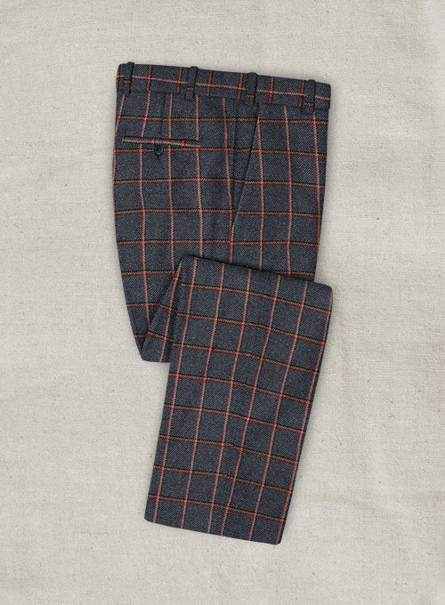 Vintage Blue Glen Royal Tweed Pants