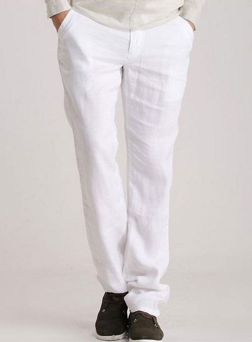 White - Linen Pants