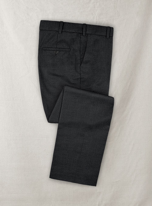 Zegna Trofeo Letrio Gray Wool Silk Pants